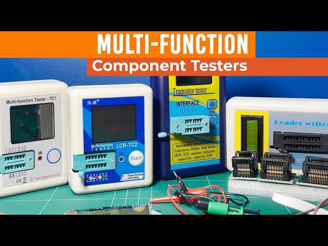 Cheap Electronic Component Testers - the good and the bad! LCR TC-1, TC-2, and Counterfeits...