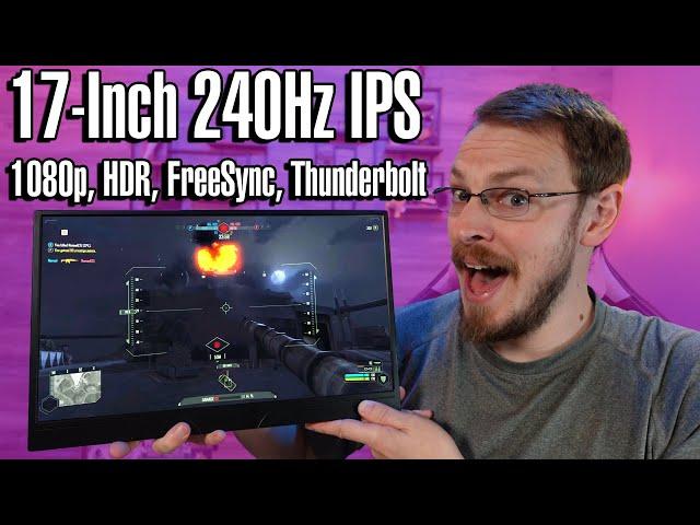 A portable monitor that DOESN'T suck! - Intehill 17" 240Hz IPS