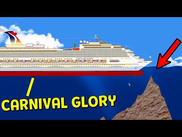  Carnival Glory VS Reef ◉ Floating Sandbox