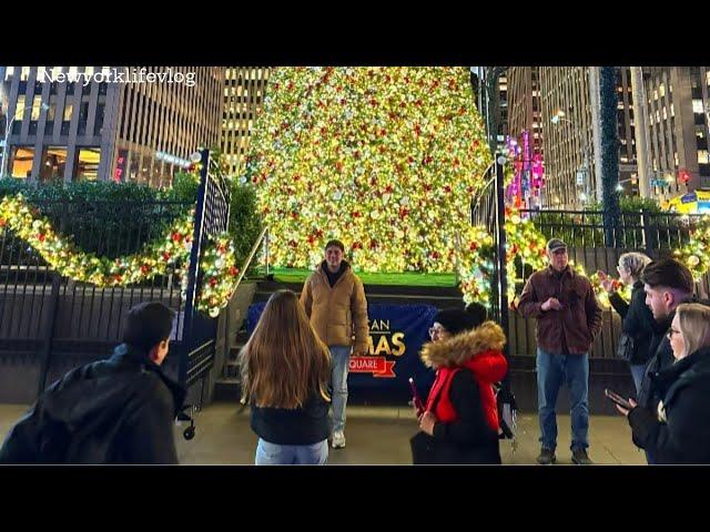 New York City: Thanksgiving Week  # Christmas Lights Live