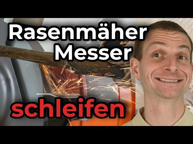 Rasenmäher Messer schleifen - richtig auswuchten | ImmoTrainer Hauswart Wetzikon