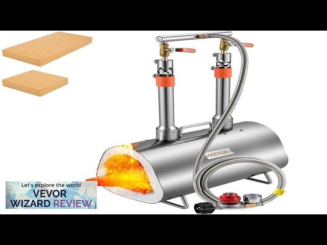 VEVOR Propane Forge Portable Double Burner Tool and Knife Making Large Capacity Review