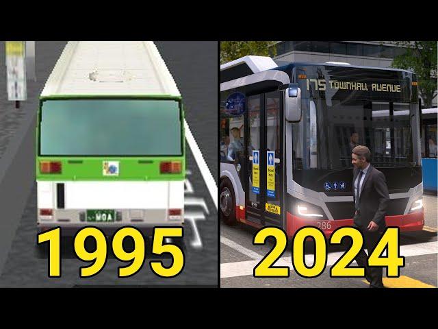 Evolution of Bus Simulator Games (1995-2024)