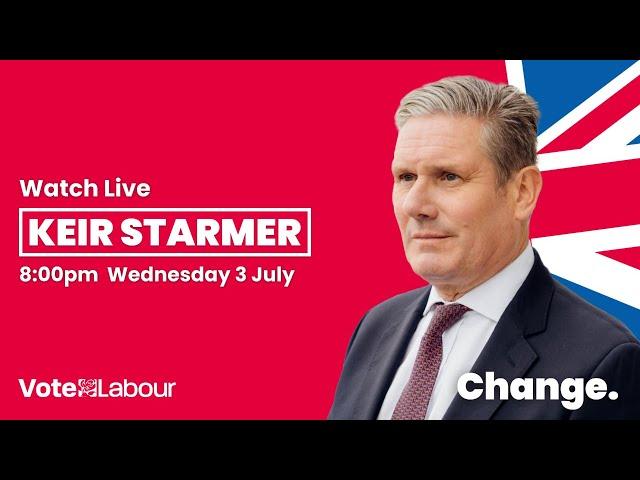 Tomorrow, you can vote for change with Labour. Watch my speech in Redditch.