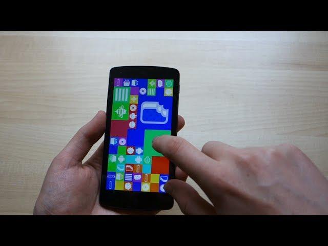 Android 4.4 KitKat "Easter Egg" animation on the Nexus 5