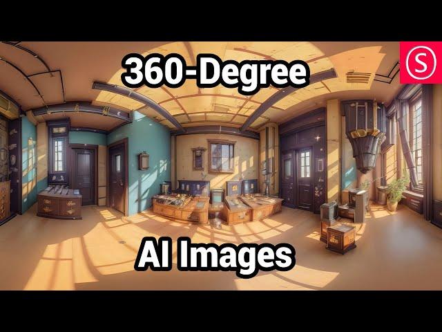 WOW! 360 degree AI Images - in Skybox, ControlNET, A1111 & Midjourney // Complete Guide