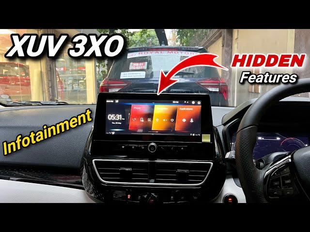 Mahindra XUV 3XO AX5 Infotainment System - All Features Explained