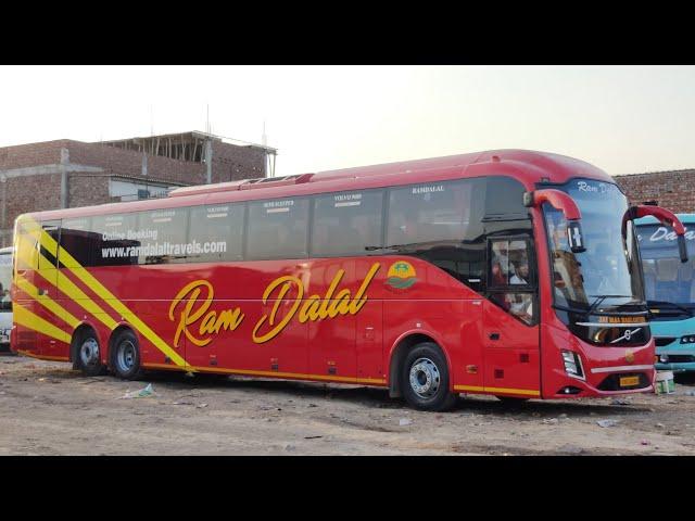 Ram Dalal Travels Volvo B8R 9600 | Exterior and Interior view | #volvobus #volvohorn #volvo #bus