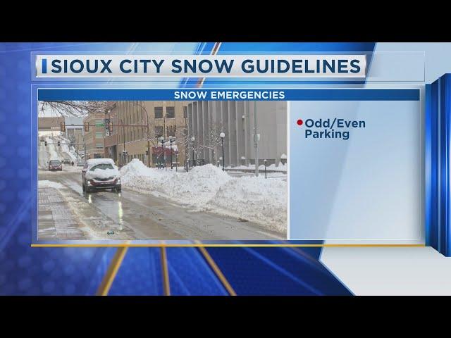 Sioux City Snow Guidelines