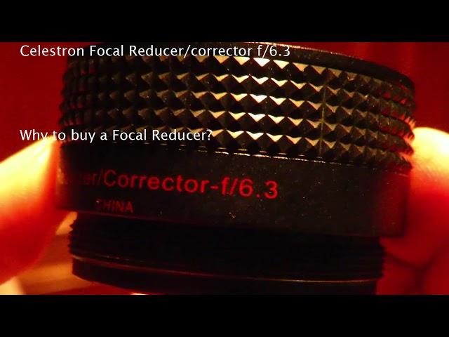 Watch this before you buy Celestron 8SE SCT, or a Focal Reducer or a Hyperstar