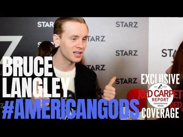 Bruce Langley interviewed at the 2019 STARZ TCA Red Carpet Event for #AmericanGods #TCA19 #STARZ