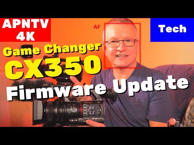 Panasonic CX350 Firmware Update May 2021