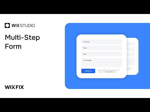 Custom Multi-Step Forms in Wix | Wix Fix