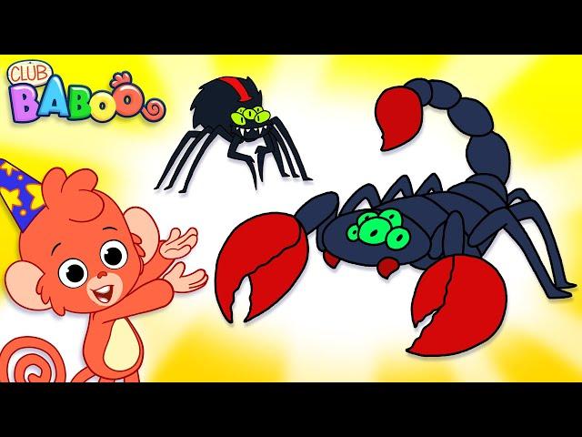 Club Baboo | Scary Animals ABC | Learn animal names and sounds with Baboo!