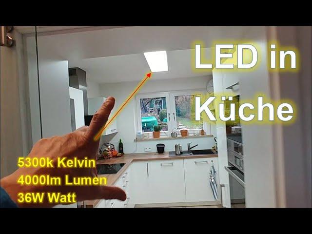 Wieviel Lumen Kelvin braucht ein LED Panel Deckenleuchte : ≧ 5000K ≧ 4000lm ≧ 36Watt tageslicht