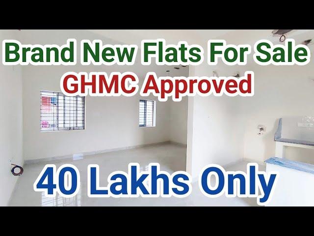 40 Lakhs Only || Brand New Flats for sale in Kukatpally Pragathi Nagar || GHMC Approved