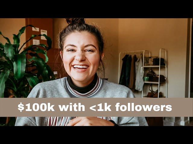 $100k WITH 1k IG FOLLOWERS AS A COACH//MAKING 6 FIGURES AS A HEALTH COACH ON SOCIAL MEDIA