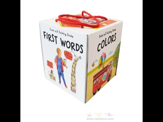 Toddler Book and Building Blocks Set