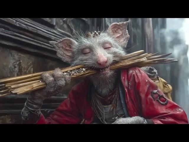 master Splinter eats Splinters ai 2024