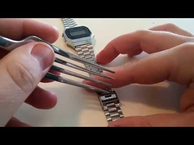 How to Adjust Casio Watch Band (A168W-1)
