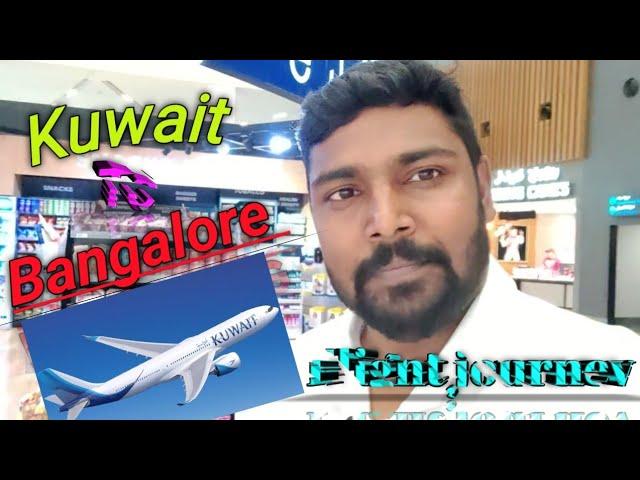 Kuwait To Bangalore Flight journey