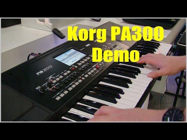 Korg Pa300 Pro Arranger Keyboard Demo - PART 1 PMTVUK