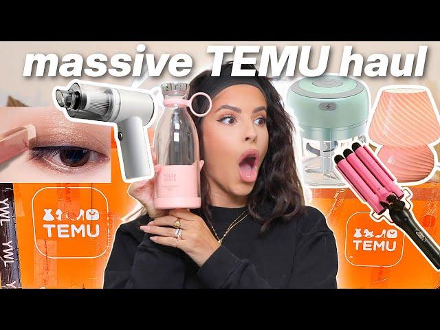 HUGE TEMU HAUL * WAS IT WORTH IT?* (beauty, electronics, gadgets & MORE!! )