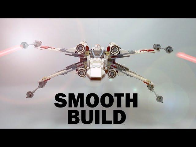 LEGO X-WIING FIGHTER 9493 - SMOOTH STOP MOTION BUILD