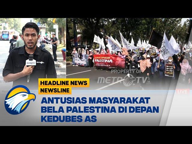 Aksi Bela Palestina Tuntut Bebaskan Serangan Genosida Dan Minta Pemerintah Mengirim Pasukan Perdamai