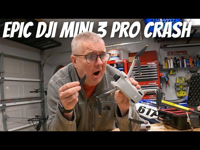 I Crashed the DJI Mini 3 Pro while Droning and Driving!  Epic Failure!