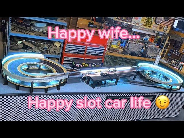 Slot cars and Honey do's #slotcarracing #slotcars #slotcartrack #diy #remodel