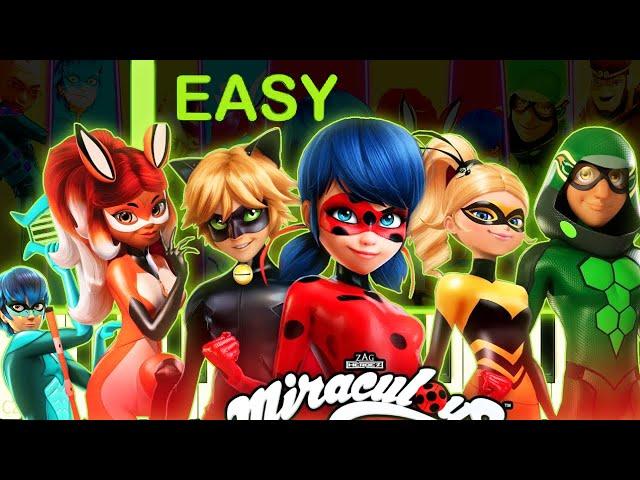 ALL Miraculous Transformations Songs On Piano