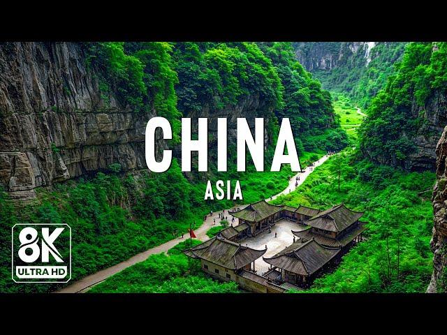 China 8K UHD - Explore Asia's Enchanting Skyline With Relaxing Music