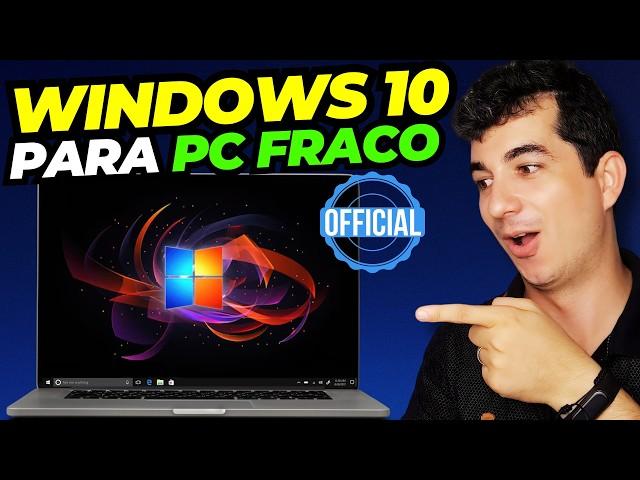 Versão mais LEVE do Windows 10 para PC Fraco OFICIAL da Microsoft! Como Baixar e Instalar [GRÁTIS]