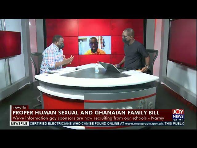 LGBTQ Bill: The anus is not designed to be penetrated - Sam George #JoyNews #Newsfile