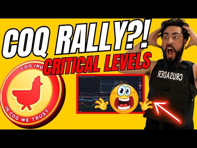 COQ INU MEME COIN RALLY?! CRYPTO Price Prediction News Today!