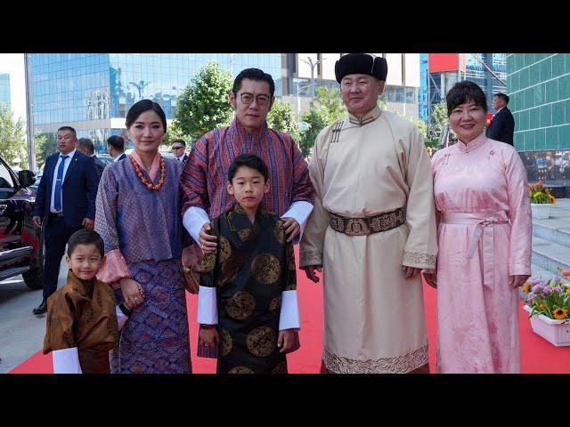 Royal Family Of Bhutan With President Of Mongolia & His First Lady || King & Queen of Bhutan |Bhutan