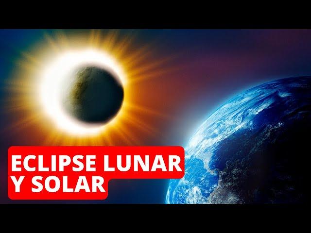 El ECLIPSE LUNAR y ECLIPSE SOLAR: explicación fácil y diferencias