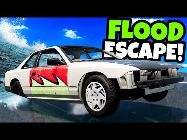 Turning a Terrible Car into a Flood-Escape Machine! (BeamNG Drive Mods)