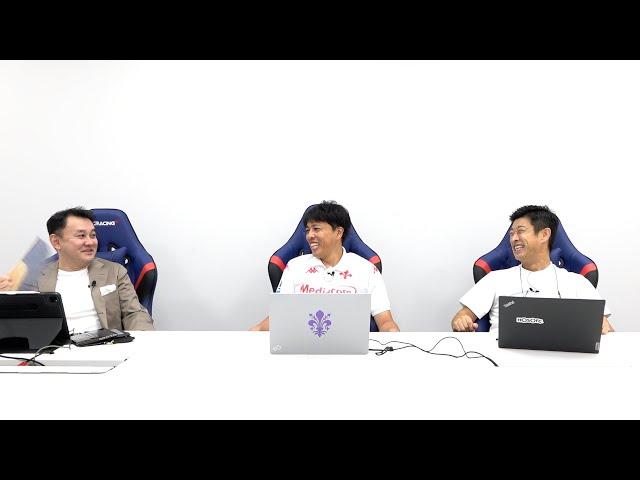 北川さんとの収録前はこんな感じです【CALCiO2020未公開シーン】