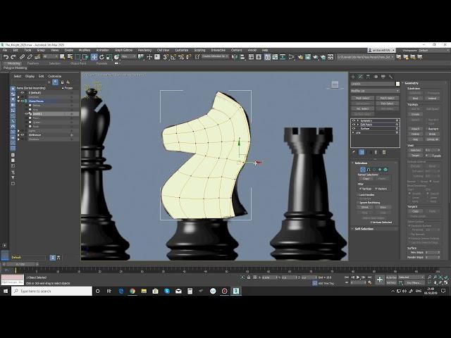 3d Modeling Chess Pieces: Knight, 3ds Max Tutorial - Part 06 | @PROmax3D