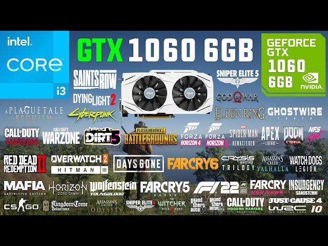 GTX 1060 6GB Test in 50 Games in 2022