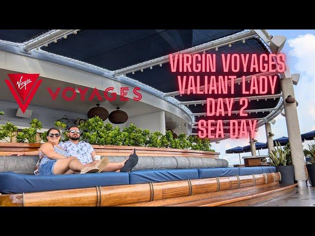 Virgin Voyages Valiant Lady Day 2 - Exploring the ship, Virgin Voyages Merch, Razzle Dazzle Brunch