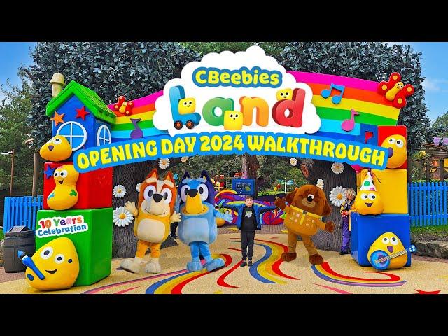 CBeebies Land 2024 Opening Day Virtual Tour at Alton Towers (March 2024) [4K]
