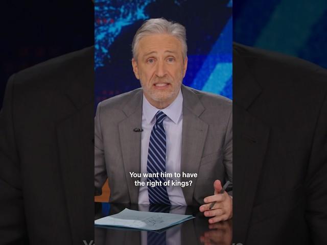 "If you wanna love Trump, love him, but just stop framing it as patriotism." -Jon Stewart