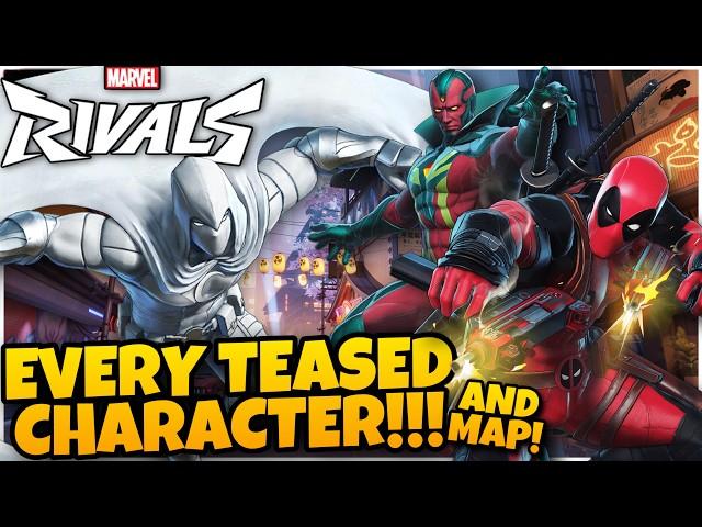 Every Teased Character And Map In Marvel Rivals #MarvelRivals