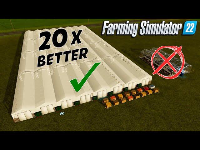 The Best Console Greenhouse Mod Just Got Better | Farming Simulator 22