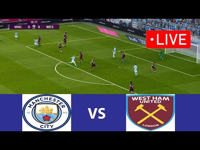 Live: Manchester City vs West Ham I Premier League | Full Match Live Streaming Today Pes 21