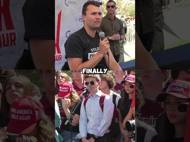 what are your thoughts on this heated debate? #charliekirk #debate #heat #funny #interview #wild