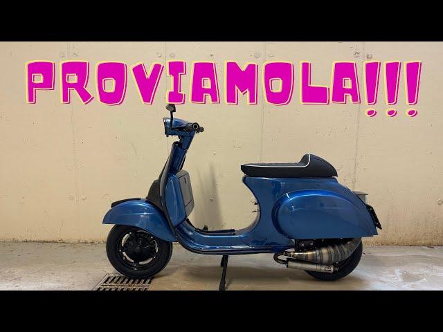 VESPA 144r (58X54) ELLEZETA. Prime prove SU STRADA!